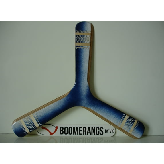 Whizzer boomerang handcrafted Boomerangs by Vic