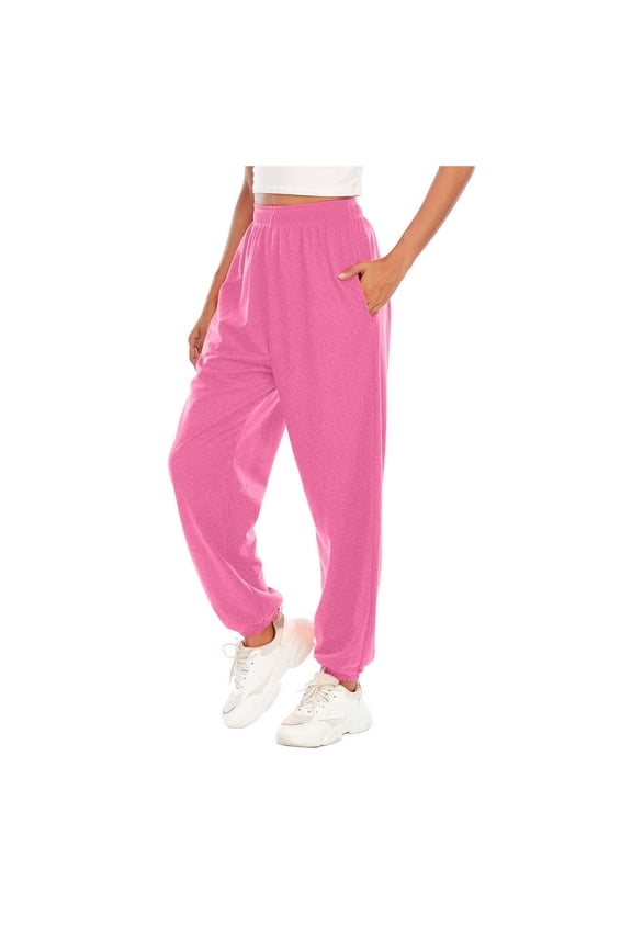 Clearance Barbiepink Pants for Women Sports Trousers Jogging SweatPants