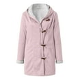 thumbnail image 1 of Whlbf Pink Pink Clearance Coat Womens Casual Loose Irregular Hem Linen Plus SizeTanic T-shirt Blouse Coat, 1 of 6