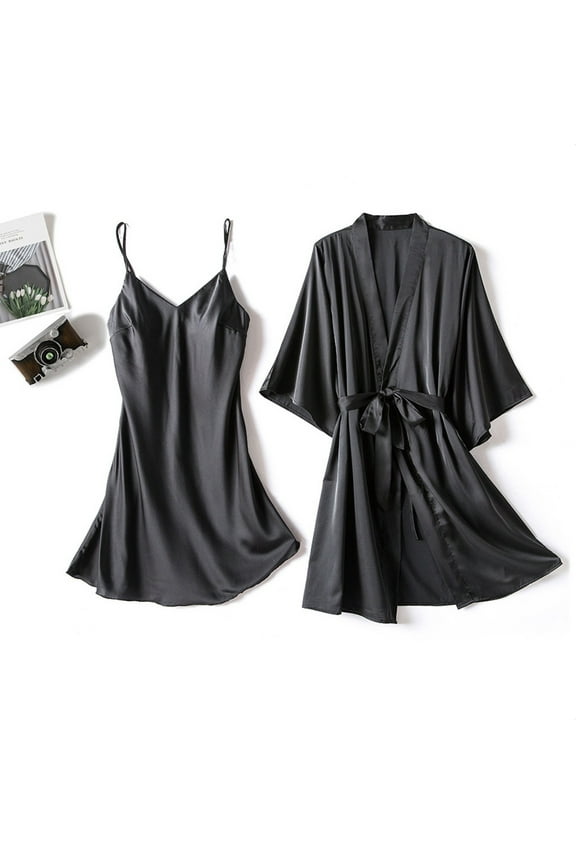 Pyjama Set for Women Solid Short Sleeve Pajamas Casual Short Pajamas Household Clothing