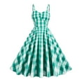 thumbnail image 1 of Whlbf Summer Dresses Discounts Women Cocktail Dresses Fashion V-neck Sleeveless Vintage Printed Party Stretchy, 1 of 5