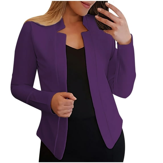 Whlbf Women Autumn Winter Sweater Coat Tops,Womens Solid Color Casual Fashion Long-Sleeved Cardigan Top Jacket Coat Outerwear