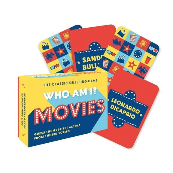 Who Am I? Movies : Guess the Greatest Actors From the Big Screen (Cards)