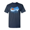 thumbnail image 1 of Who Am I Sea Ocean Fly Goldfish Salih Gonenli Artworks Funny DT Adult T-Shirt Tee, 1 of 2