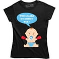 thumbnail image 1 of Who Called My Mommy Fat Funny Pregnancy Maternity Anouncement T-Shirt, 1 of 4