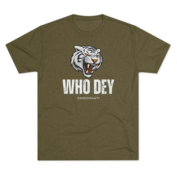 Who Dey 3 - Unisex Tri-Blend Crew Tee