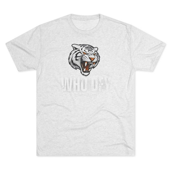 Who Dey 3 - Unisex Tri-Blend Crew Tee