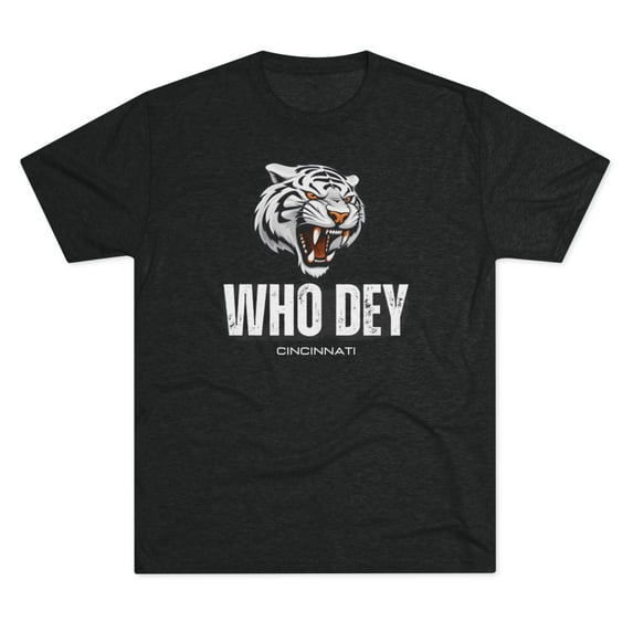 Who Dey 3 - Unisex Tri-Blend Crew Tee