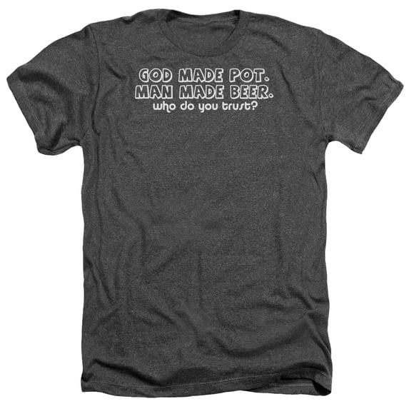 - Who Do You Trust - Heather Short Sleeve Shirt - XX-Large