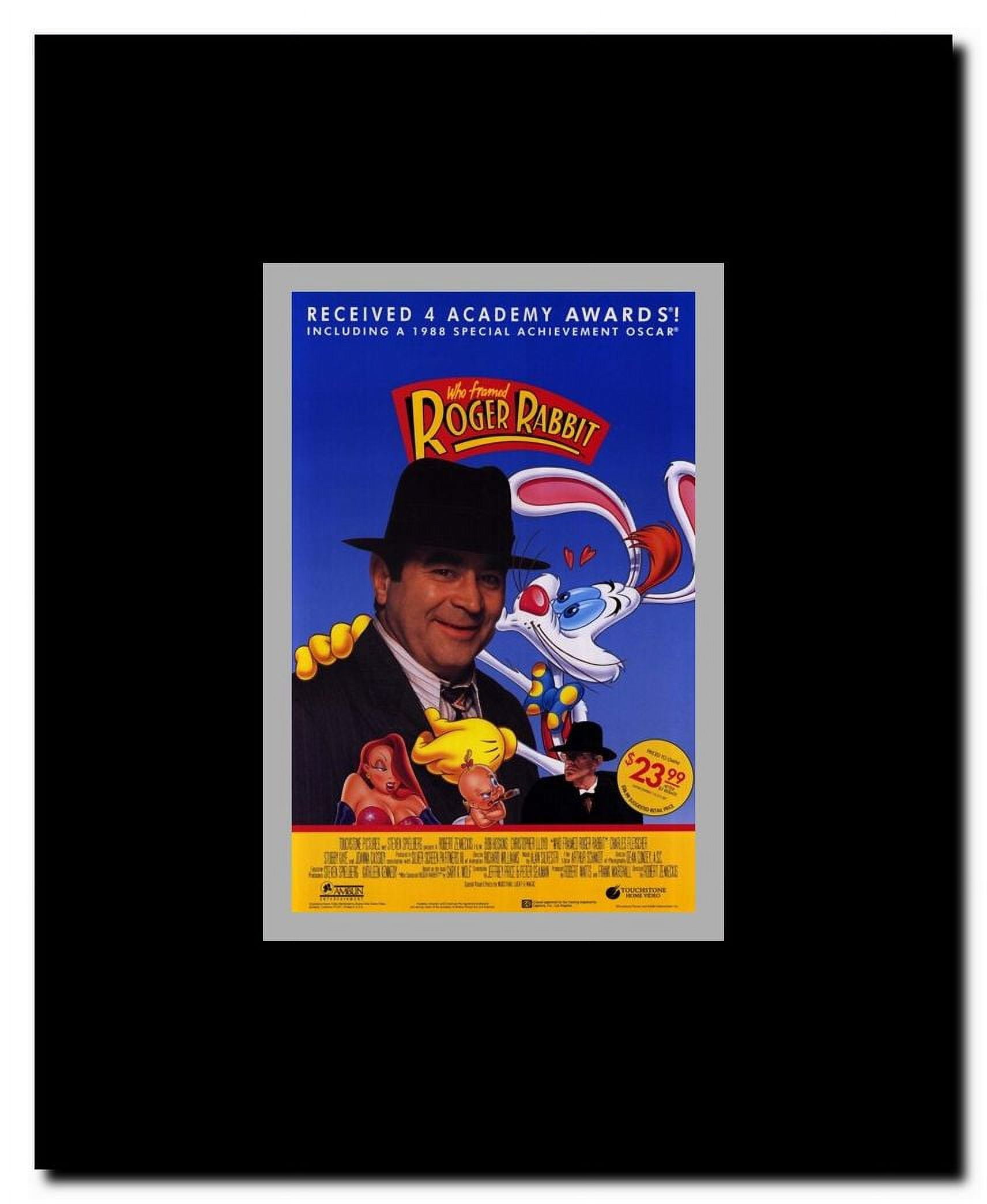 Who Framed Roger Rabbit Framed Movie Poster