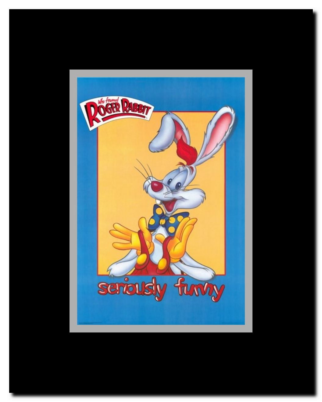 Who Framed Roger Rabbit Framed Movie Poster