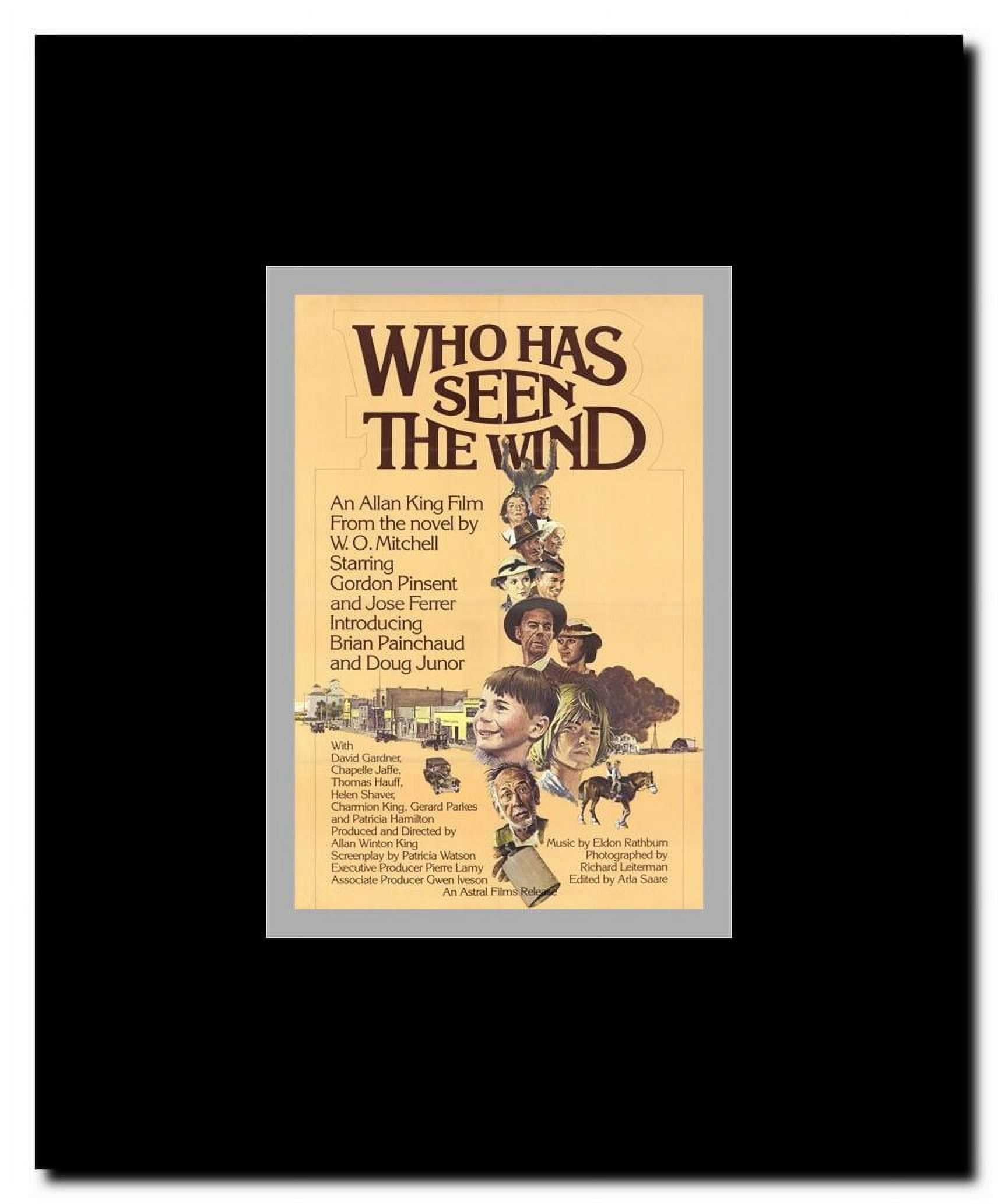 Who Has Seen the Wind Framed Movie Poster