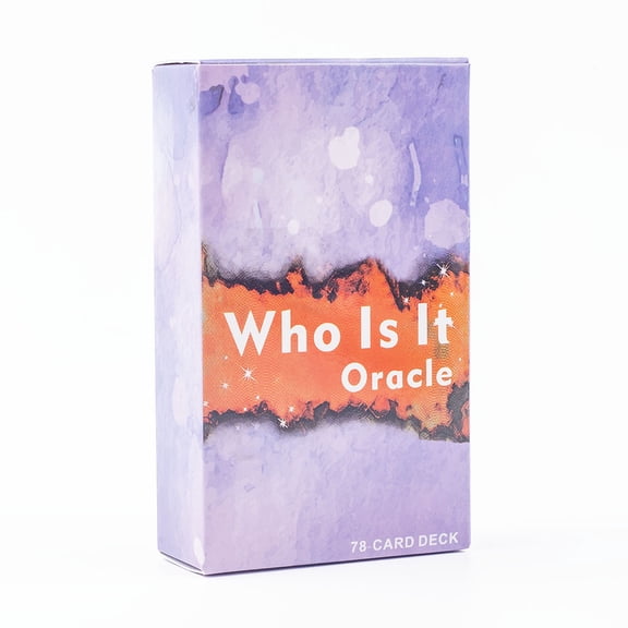 Who Is It Oracle Cards 78 Cards About 10X6cm NO Guide For Family Party High Quality Fortune Telling Divination Tarot Cards Deck