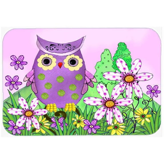 Who Is Your Friend Owl Glass Cutting Board, Large