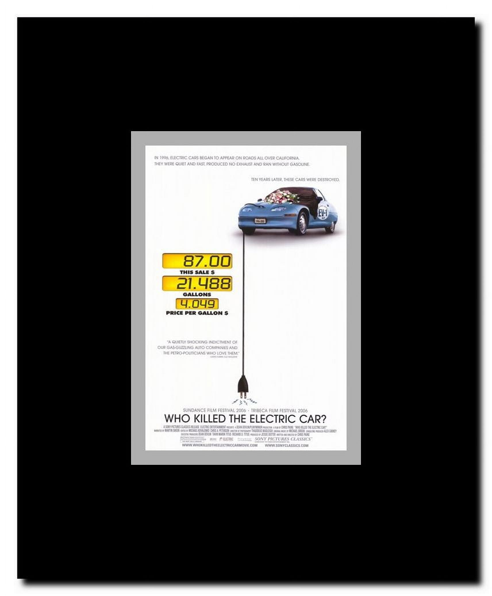 Who Killed the Electric Car? Framed Movie Poster