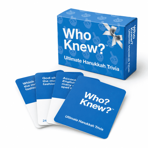 Who Knew? Hanukkah Trivia Game For Family Party