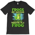 thumbnail image 1 of Who Let The Frog Out Funny Sarcastic Quote Humor Graphic - Makes a Great Gift H590 Unisex T-Shirt, Up to 5XL Available, 1 of 2