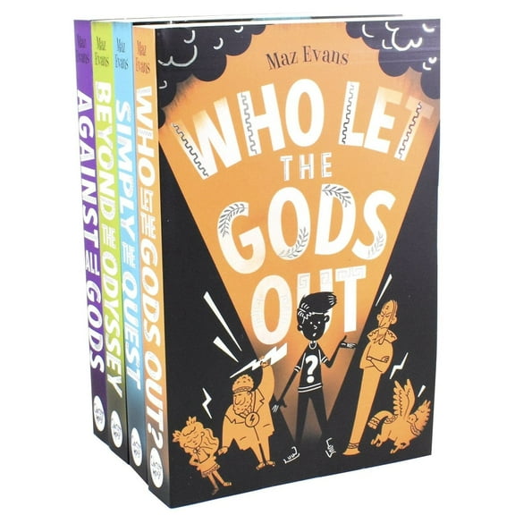 Who Let the Gods Out by Maz Evans Complete 4 Books Box Set - Ages 9-14 - Paperback