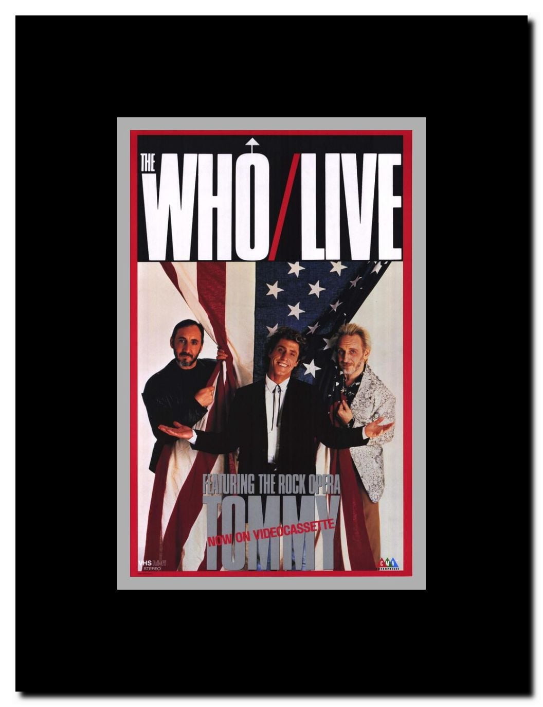 Who Live Featuring the Rock Opera Tommy Framed Movie Poster