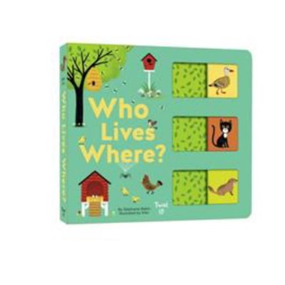Pre-Owned Who Lives Where?: A Slide-And-Learn Book (Board book) 2408007968 9782408007966
