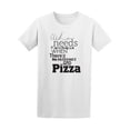 thumbnail image 1 of Who Needs Boyfriend When There's Pizza Tee - Image by Shutterstock, 1 of 2