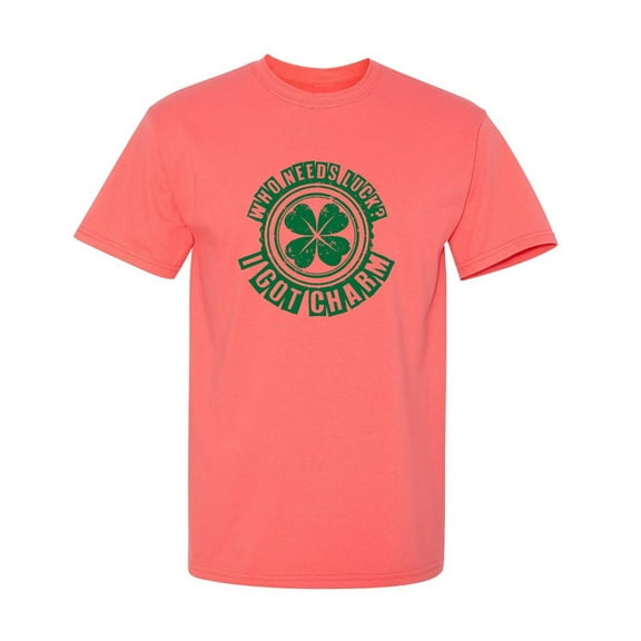 Who Needs Luck Sarcastic Humor Graphic Tees Gift For Mens Novelty Funny T Shirt