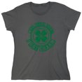 thumbnail image 1 of Who Needs Luck Sarcastic Humor Novelty Funny Women's Casual Tees, 1 of 3