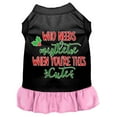 thumbnail image 1 of Christmas Pet Dog  Cat Dress Screen Printed, "Who Needs Mistletoe", 1 of 2