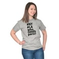 thumbnail image 1 of Who Needs Paris NY LA Fashion Women's Graphic T Shirt Tees Brisco Brands X, 1 of 5