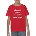 thumbnail image 1 of Who Needs Santa? T-Shirt Juniors -Smartprints Designs,  Medium, 1 of 4