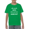 thumbnail image 1 of Who Needs Santa? T-Shirt Juniors -Smartprints Designs,  Medium, 1 of 4