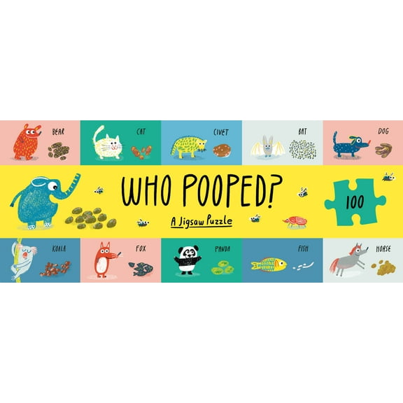 Who Pooped? 100 Piece Puzzle : A Jigsaw Puzzle (Jigsaw)