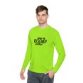 thumbnail image 1 of Who Rescued Who!? Dog Design Unisex Lightweight Long Sleeve Tee, 1 of 4