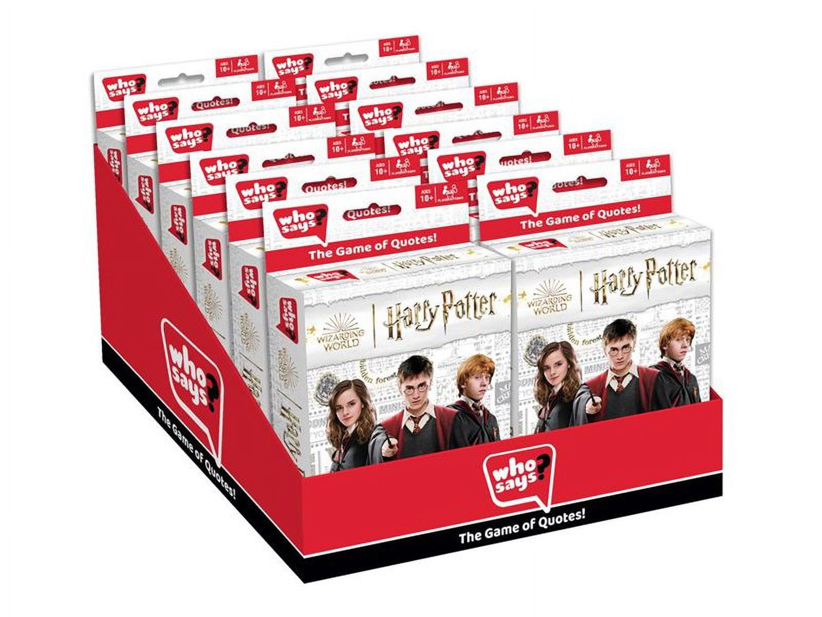 Who Says? Harry Potter Card Game Harry Potter card game (pack of 12