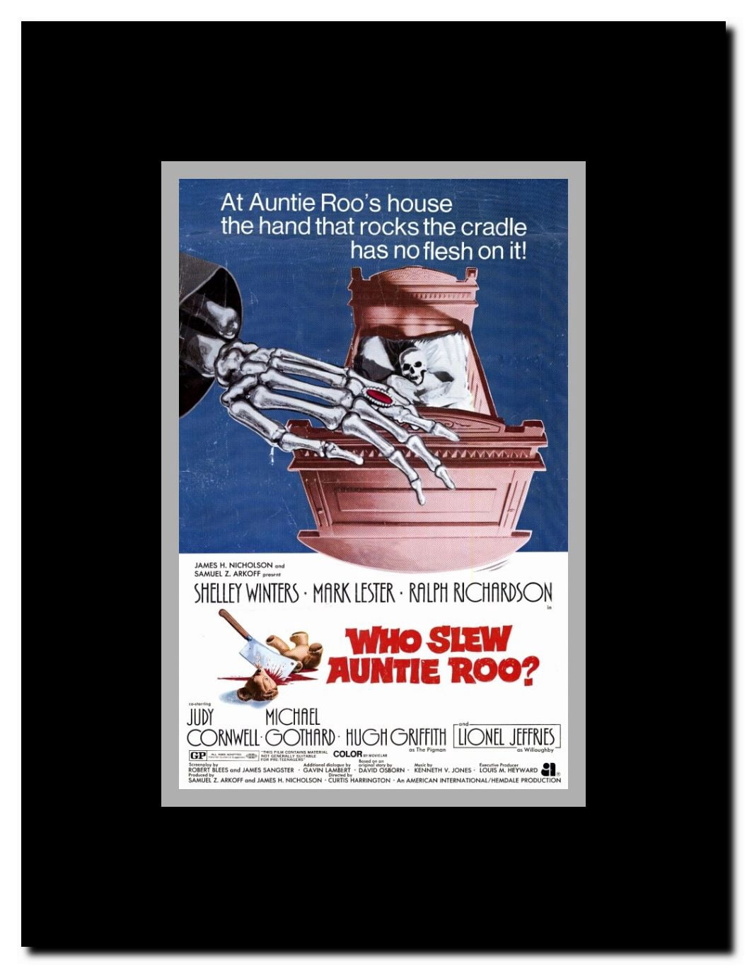 Who Slew Auntie Roo? Framed Movie Poster