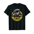 thumbnail image 1 of Who Tooted Funny Train Lover Cute Model Railroad Conductor T-Shirt, 1 of 5