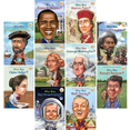 thumbnail image 1 of Who Was? Series Set (10)  George Washington; Frederick Douglass; Neil Armstrong; Ronald Reagan; Thomas Jefferson; Marco Polo & More!(Paperback Set), 1 of 1