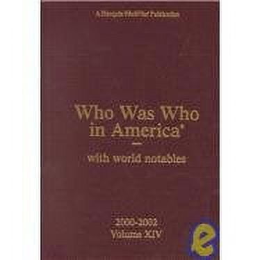 Pre-Owned Who Was Who in America 2000-2002: With World Notables 9780837902432 Used