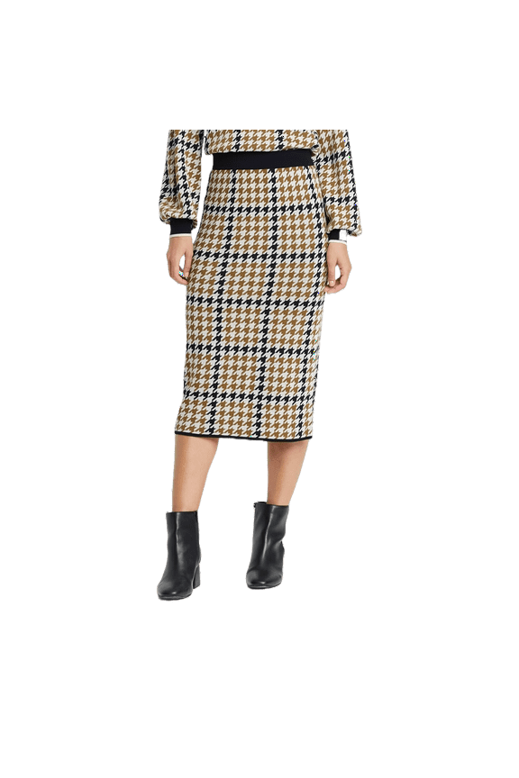 Women's Skirt - (Light Brown Jacquard, XSmall)
