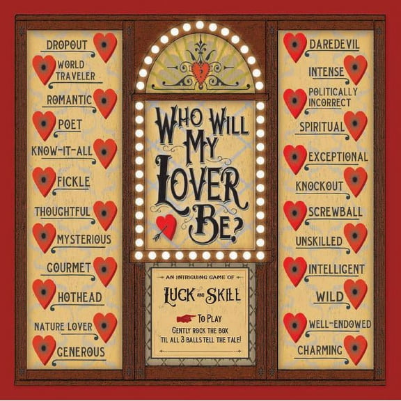 Who Will My Lover Be? Game Box (Other)