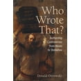thumbnail image 1 of Who Wrote That?: Authorship Controversies from Moses to Sholokhov, (Hardcover), 1 of 1