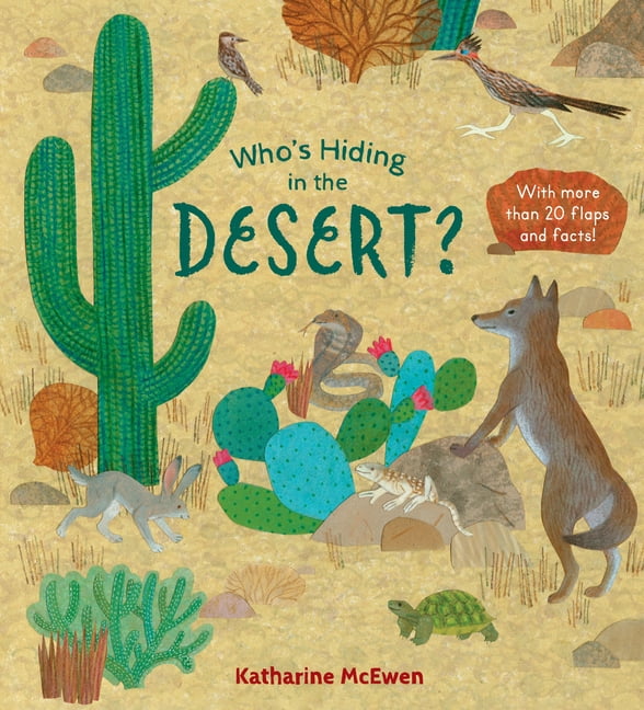 Who's Hiding Who's Hiding in the Desert?, (Board Book)