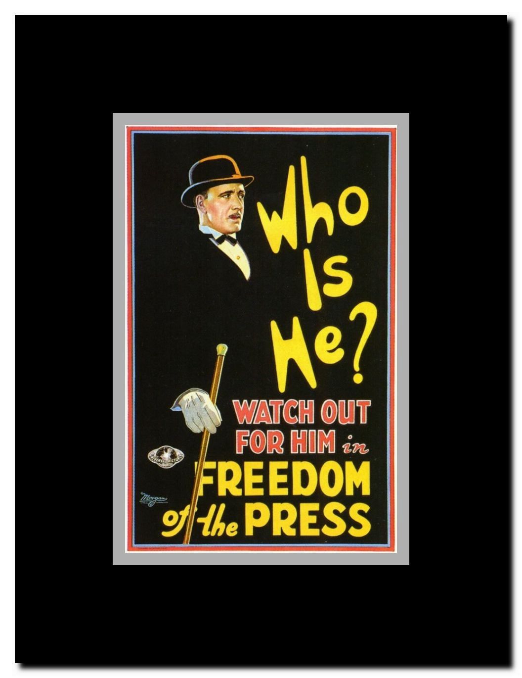Who is He? Framed Movie Poster