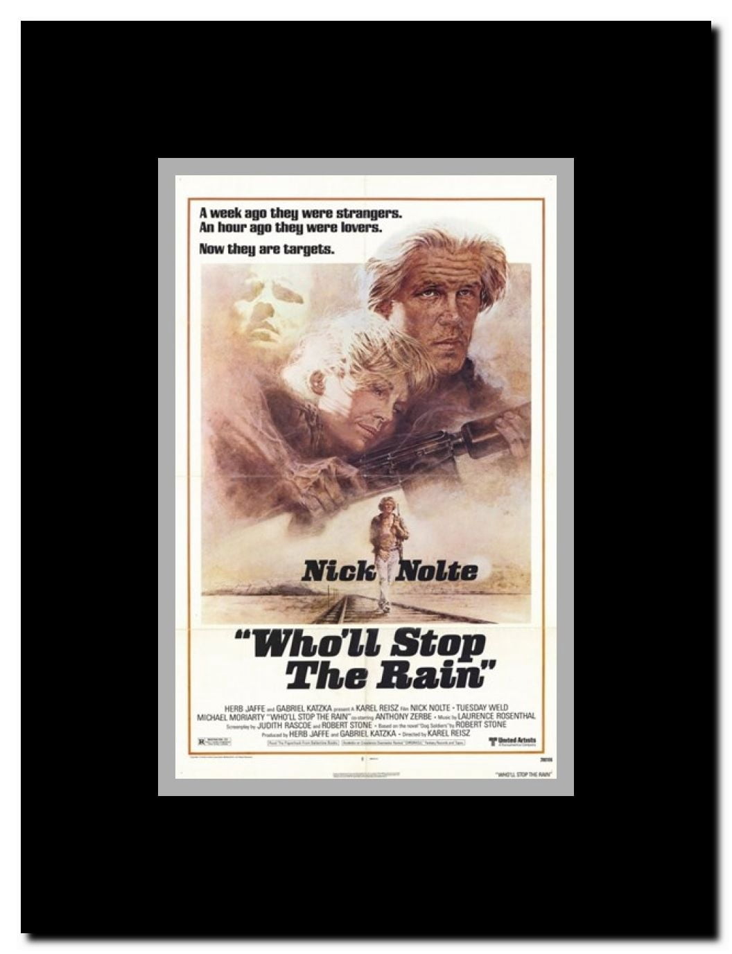 Who'll Stop the Rain Framed Movie Poster