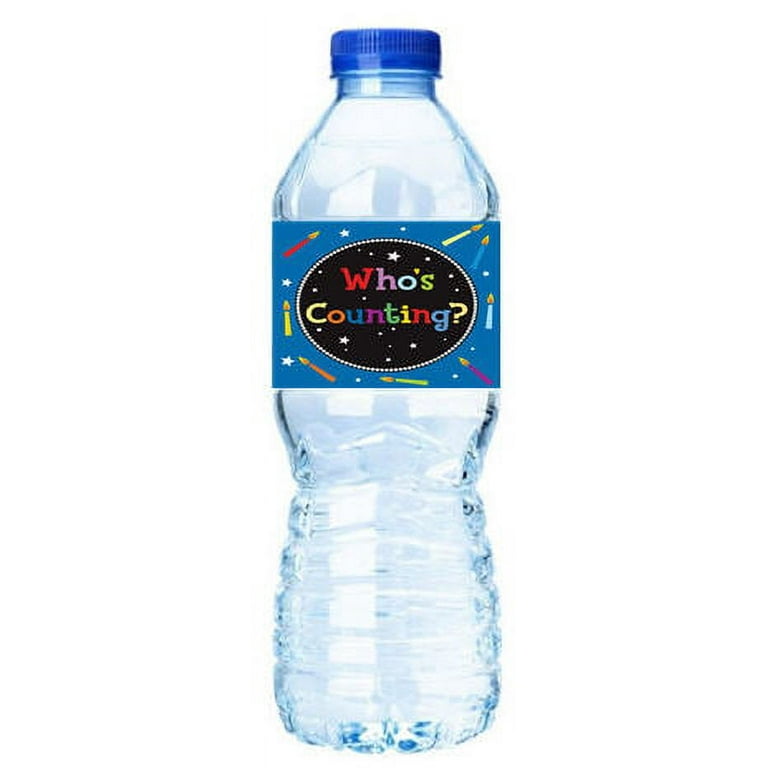 MILTON 6-Pc Reusable Water Bottles Bulk Pack 12 Oz Plastic Bottles