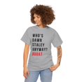 thumbnail image 1 of Who's Dawn Staley Anyway Goat Funny Basketball for fans Unisex Cotton Tee, 1 of 6