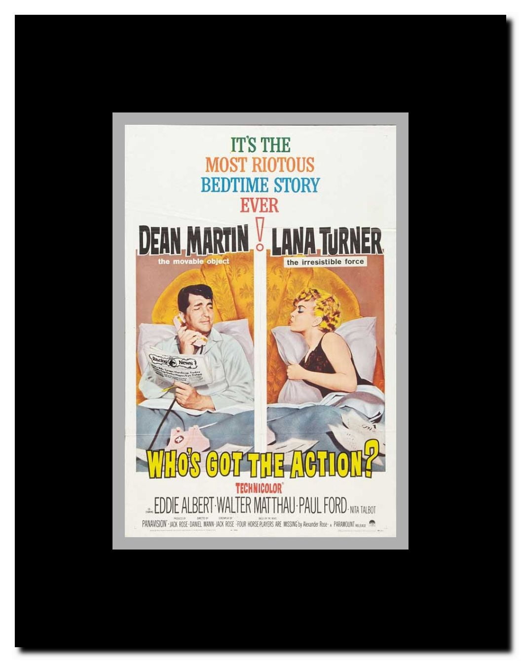 Who's Got the Action? Framed Movie Poster