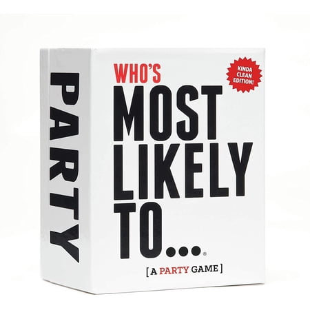 Who's Most Likely to... Kinda Clean Family Edition [A Party Game] by DSS Games | Game Night, Big Groups, Halloween | Ages 14 and Up