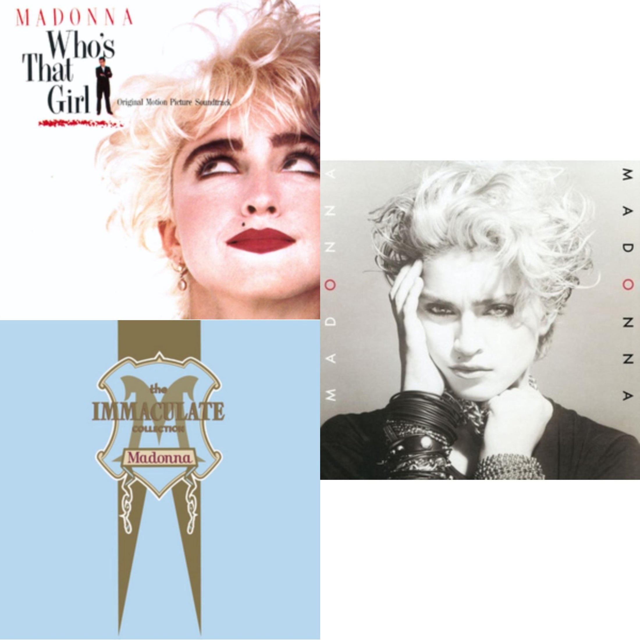 Who's That Girl Ost (Back 2 The 80S) (I) &amp; Immaculate Collection (2LP) &amp;  Madonna