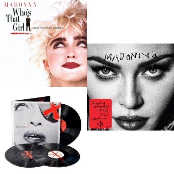 Who's That Girl Ost (Back 2 The 80S) (I) & Madame X (Live) (3LP) & Finally Enough Love (2LP)